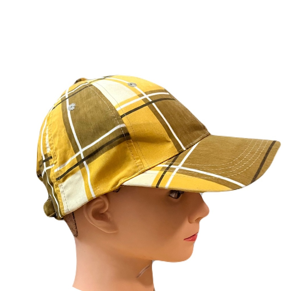 Stardom Retro Yellow Plaid baseball hat